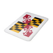 Tapis De Bain Conception du drapeau de l'État du Maryland (Angle)