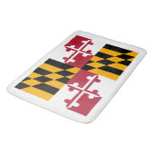 Tapis De Bain Conception du drapeau de l'État du Maryland (Angle)