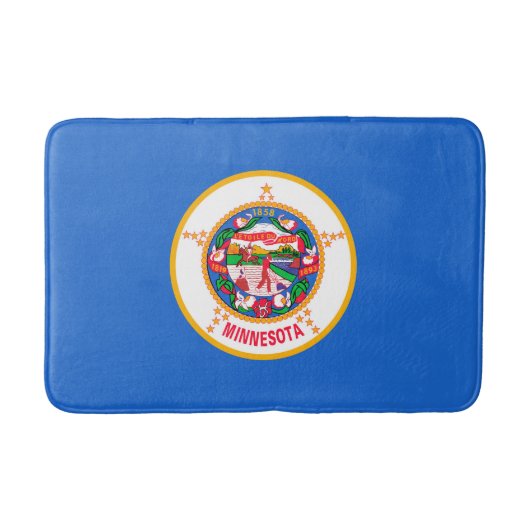 Tapis De Bain Conception du drapeau de l'État du Minnesota (Devant)