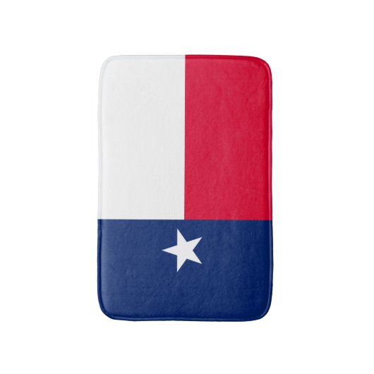 Tapis De Bain Conception du drapeau de l'État du Texas (Devant (Vertical))