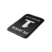 Tapis De Bain Conception du joueur 1 (Angle)