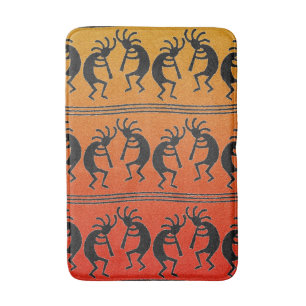 Tapis De Bain Conception du sud-ouest tribale Kokopelli