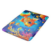 Tapis De Bain Conception dynamique du monde des poissons sous-ma (Angle)