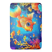 Tapis De Bain Conception dynamique du monde des poissons sous-ma (devant Vertical)