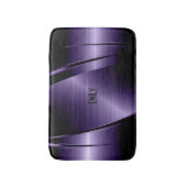 Tapis De Bain Conception géométrique à texture faux métallique v (Devant (Vertical))