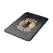 Tapis De Bain Conception graphique de chat Meow Halloween_1 (Angle)