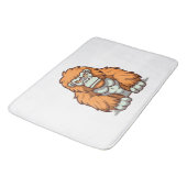 Tapis De Bain Conception graphique de style Kawaii dans des tein (Angle)