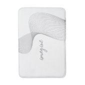 Tapis De Bain Conception graphique moderne, simple et élégante d (Devant (Vertical))