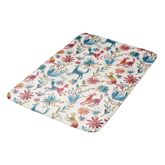 Tapis De Bain Conception inspirée d'Otomi (Angle)