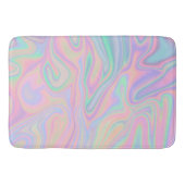 Tapis De Bain Conception iridescente liquide abstraite de (Devant)