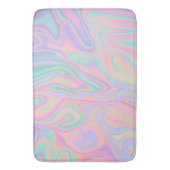Tapis De Bain Conception iridescente liquide abstraite de (devant Vertical)