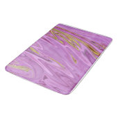 Tapis De Bain Conception liquide violette (Angle)