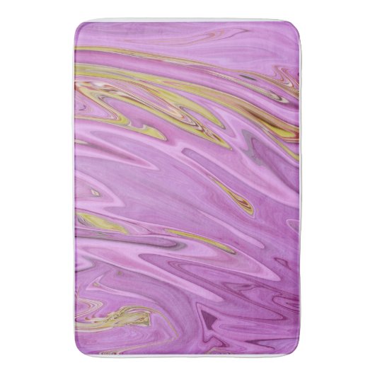 Tapis De Bain Conception liquide violette (devant Vertical)