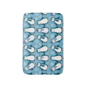 Tapis De Bain Conception mignonne de pingouins d'hiver (Devant (Vertical))