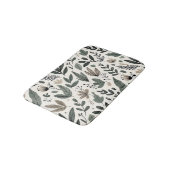 Tapis De Bain Conception minimaliste de feuille et de bourgeon b (Angle)
