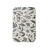 Tapis De Bain Conception minimaliste de feuille et de bourgeon b (Devant (Vertical))