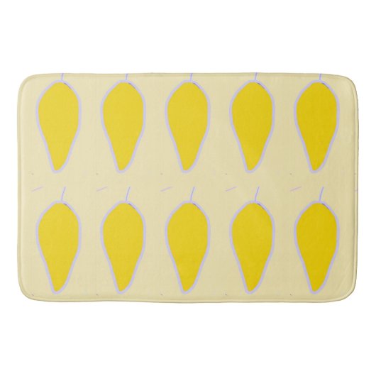 Tapis De Bain Conception moderne à base de plantes Mat de bain (Devant)