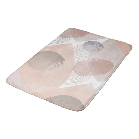 Tapis De Bain Conception Motif Abstraite (Angle)