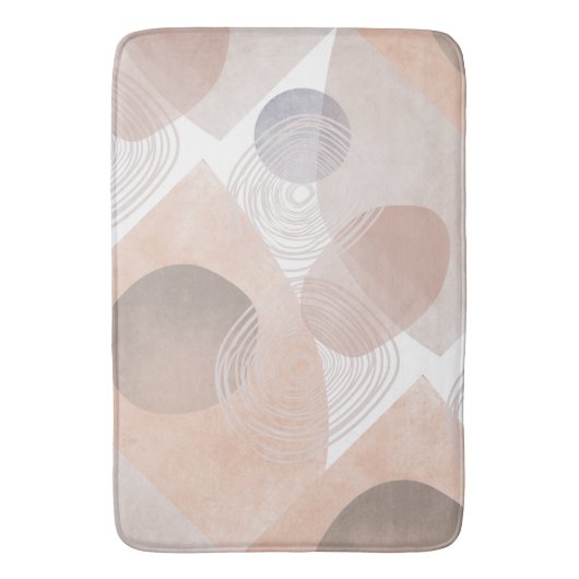 Tapis De Bain Conception Motif Abstraite (devant Vertical)