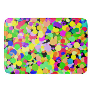 Tapis De Bain Conception Motif de fusion colorée