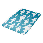 Tapis De Bain conception motif requins (Angle)