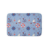 Tapis De Bain Conception nautique de patchwork (Devant)