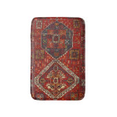 Tapis De Bain Conception orientale de couverture en rouge et (Devant (Vertical))