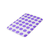 Tapis De Bain Conception Pois violette (Angle)