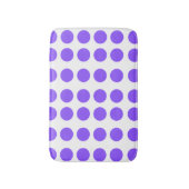 Tapis De Bain Conception Pois violette (Devant (Vertical))