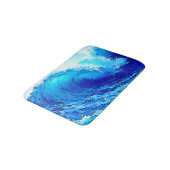 Tapis De Bain Conception puissante des ondes océaniques (Angle)