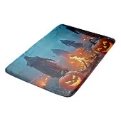 Tapis De Bain Conception rituelle d'Halloween éffrayant (Angle)