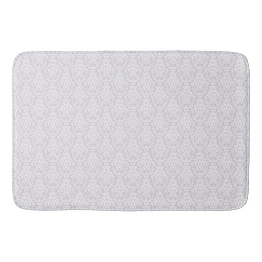 Tapis De Bain Conception rose douce biege damask (Devant)