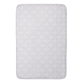 Tapis De Bain Conception rose douce biege damask (devant Vertical)