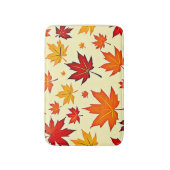 Tapis De Bain Conception sans couture de feuillage d'automne (Devant (Vertical))
