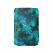 Tapis De Bain Conception Turquoise de la série Galaxy 6 (Devant (Vertical))