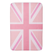 Tapis De Bain Conception Union Jack rose/Drapeau (devant Vertical)