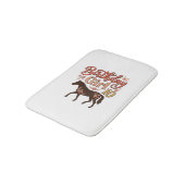 Tapis De Bain Conception vectorielle florale de cheval 10 pour f (Angle)