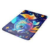 Tapis De Bain Conception Vibrante du poisson de récif (Angle)