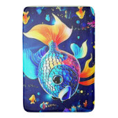 Tapis De Bain Conception Vibrante du poisson de récif (devant Vertical)