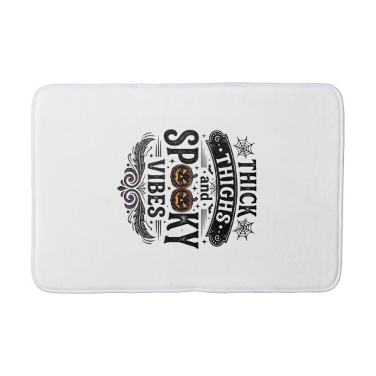 Tapis De Bain Conceptions de chemise Halloween Thick Thighs Spoo (Devant)