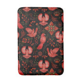 Tapis De Bain Conceptions de motifs floraux et feuillus vibrants (Devant (Vertical))