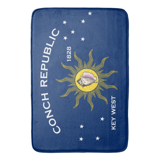 Tapis De Bain Conch Republic Flag (devant Vertical)