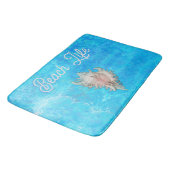 Tapis De Bain Conch Shell "Beach Life" (Angle)
