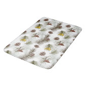 Tapis De Bain Cônes de pin d'automne (Angle)