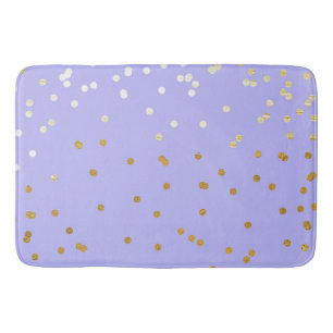 Tapis De Bain Confettis violets et oraux Points de modernité, Gl