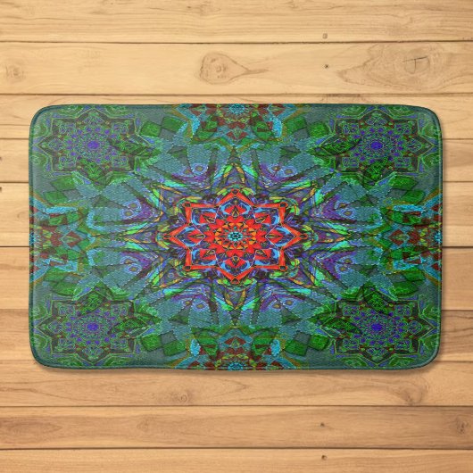 Tapis De Bain Confianza texture textile mandala