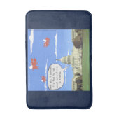 Tapis de bain Congress & Gun Talk When Pigs Fly (Devant (Vertical))