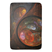 Tapis De Bain Connexion fluide Art Abstrait (devant Vertical)