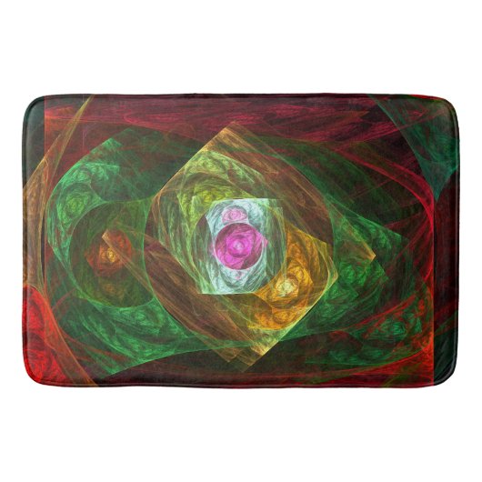 Tapis De Bain Connexions dynamiques Art Abstrait (Devant)