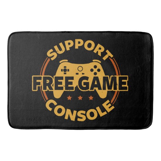 Tapis De Bain Console de jeu drôle de manifestation de jeu (Devant)